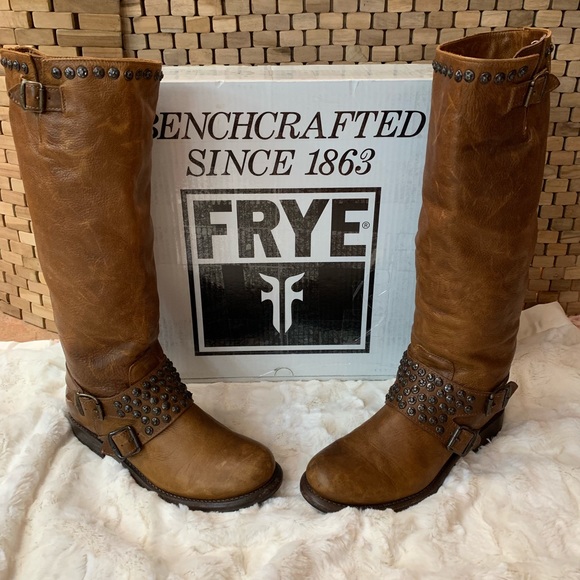Frye Shoes - Beautiful Studded Frye Boots EUC